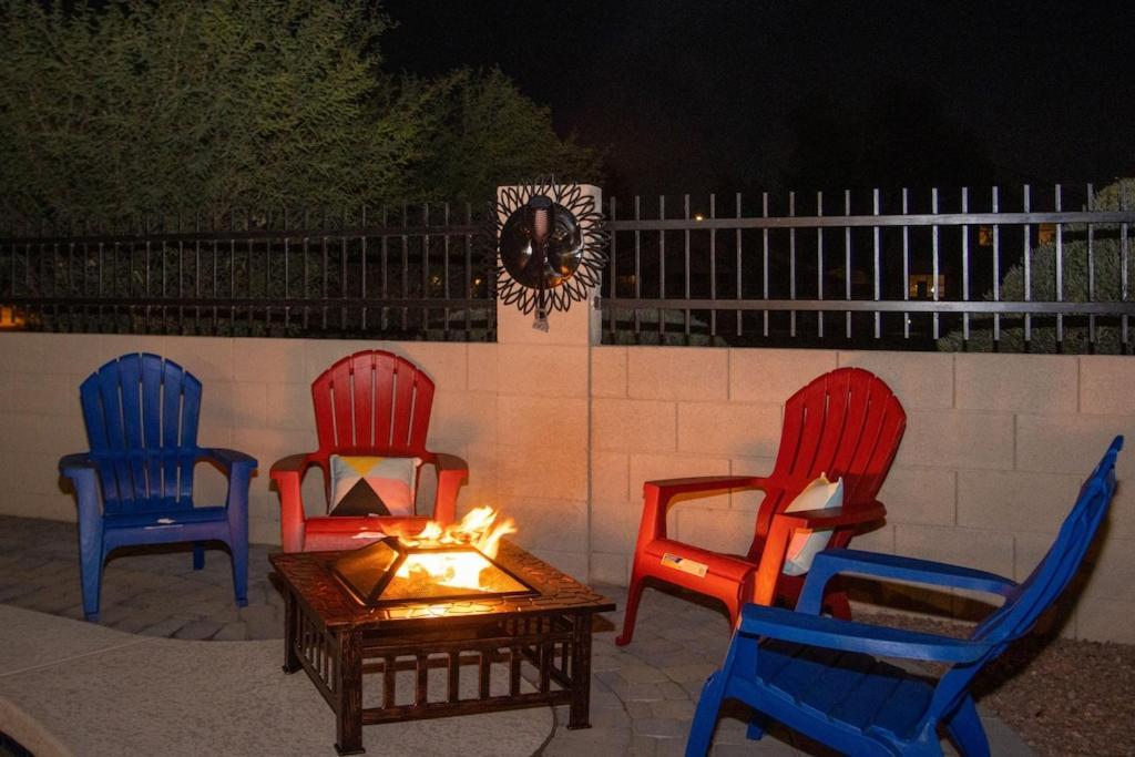 Boho Chic Arizona Villa W Pool & Mini Golf Casa Grande Exteriör bild