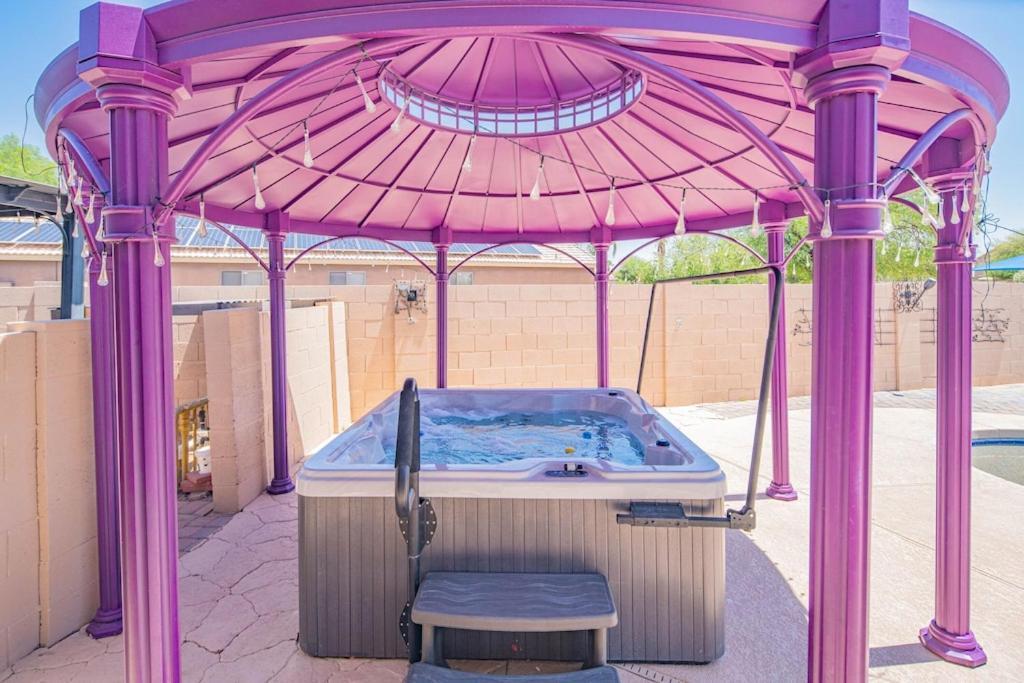 Boho Chic Arizona Villa W Pool & Mini Golf Casa Grande Exteriör bild