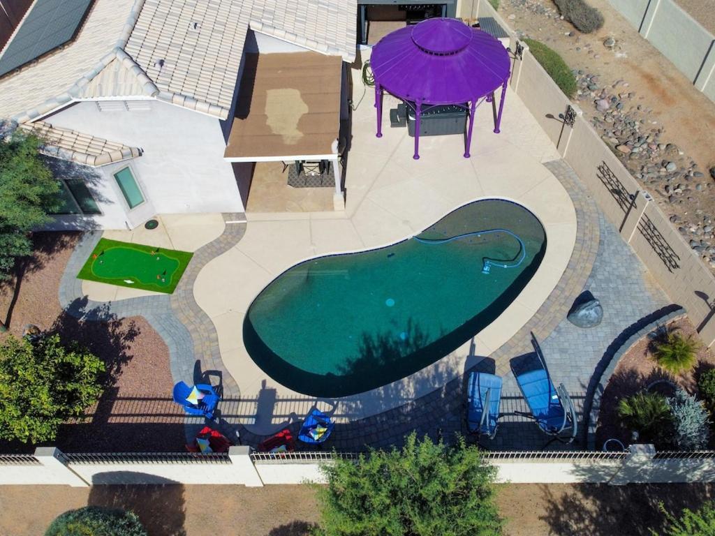 Boho Chic Arizona Villa W Pool & Mini Golf Casa Grande Exteriör bild